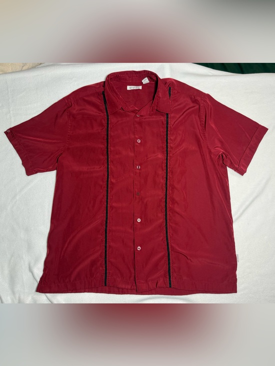 Cubavera Other - Cubavera Men’s Burgundy Short Sleeve Button Up Shirt